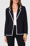 Halogen® Tipped Knit Blazer