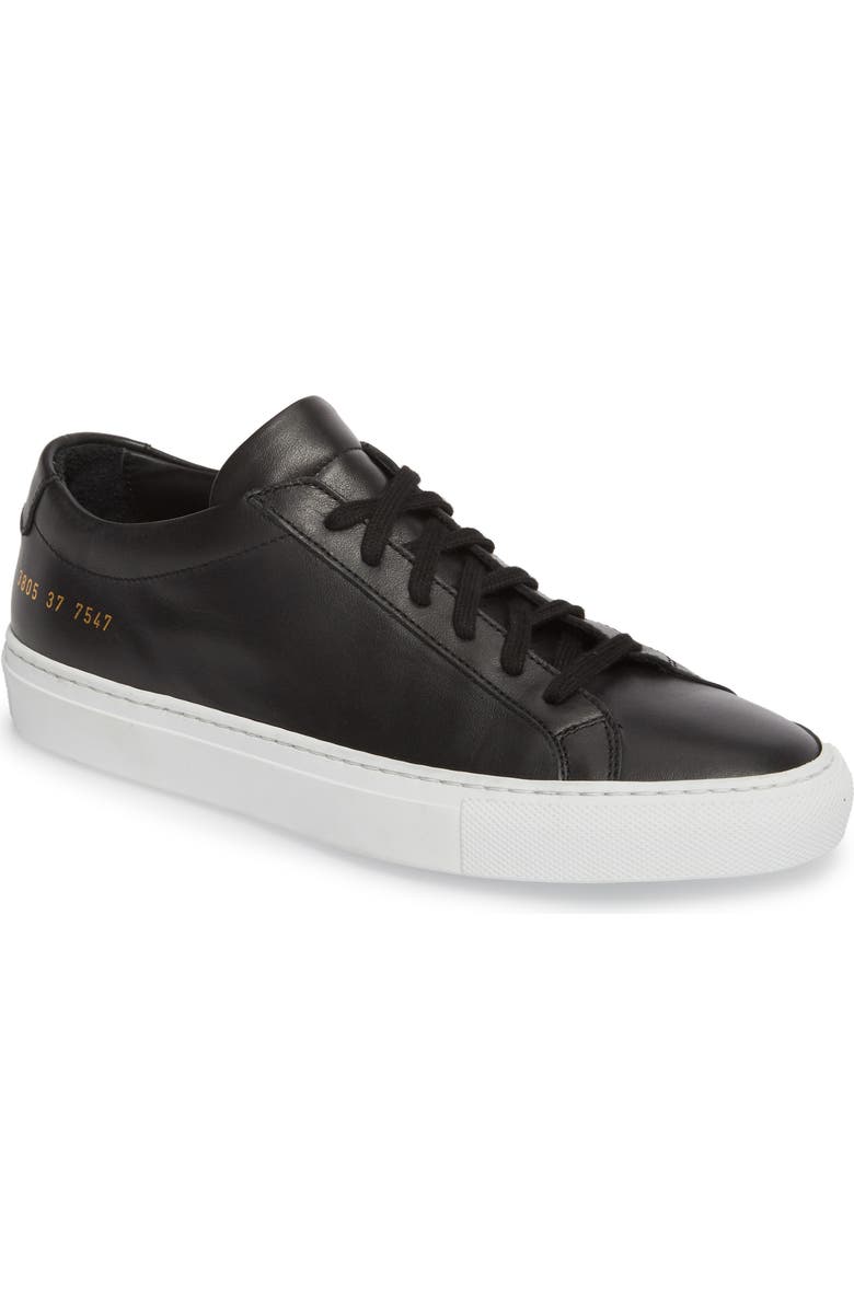 Common Projects Original Achilles Low Sneaker, Main, color, Black