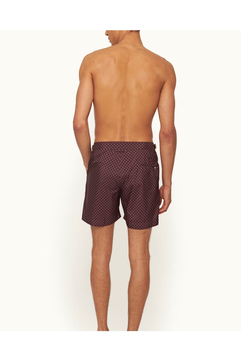 Bulldog Tailored-Fit Swim Shorts, Alternate, color, DAMSON
