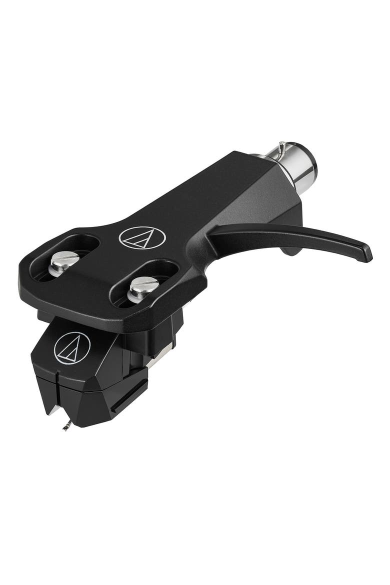 AT-VM95E/BK Dual Moving Magnet Cartridge & Headshell, Main, color, Black