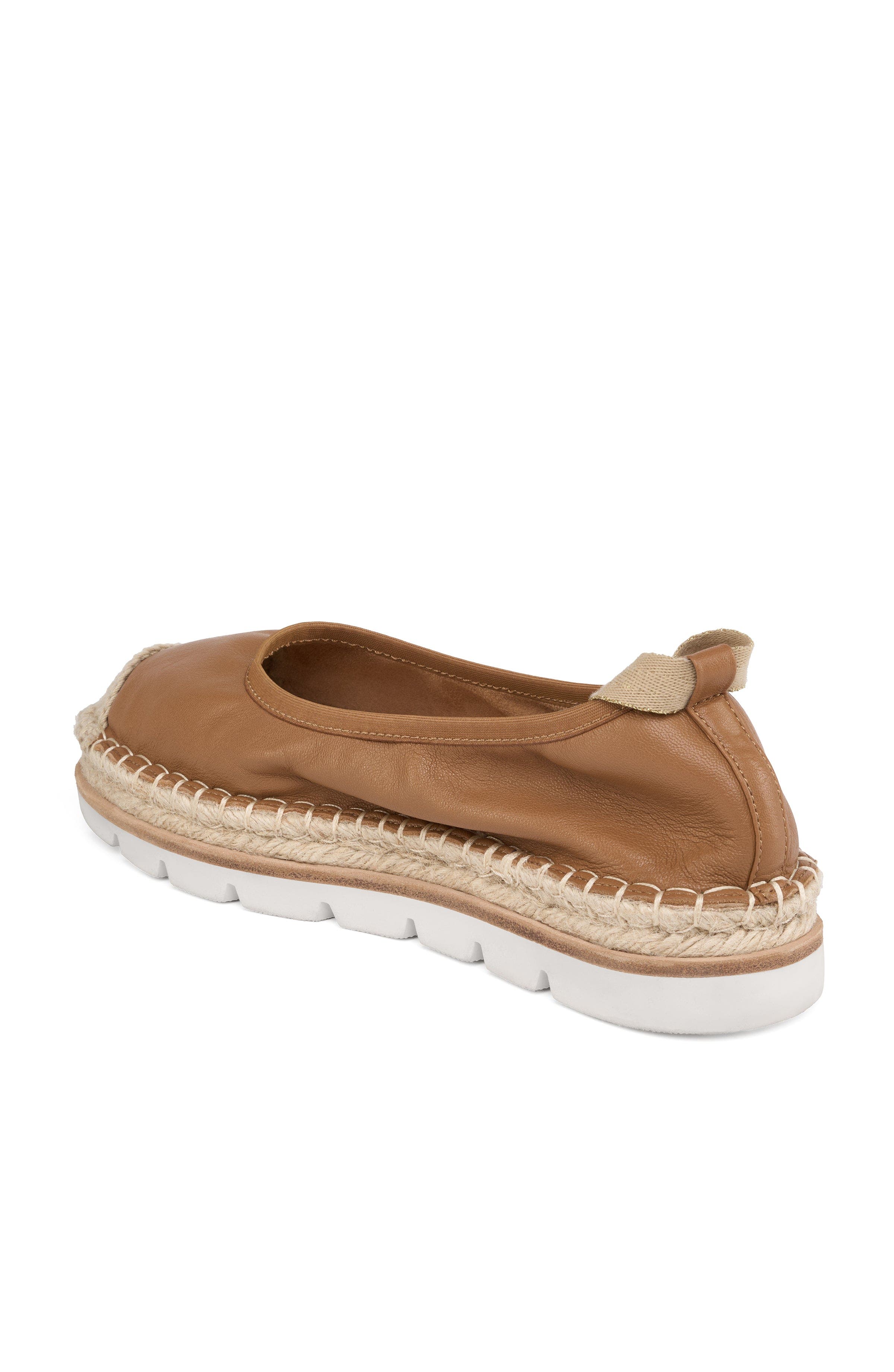 Bridget Leather Espadrille, Alternate, color, Tan