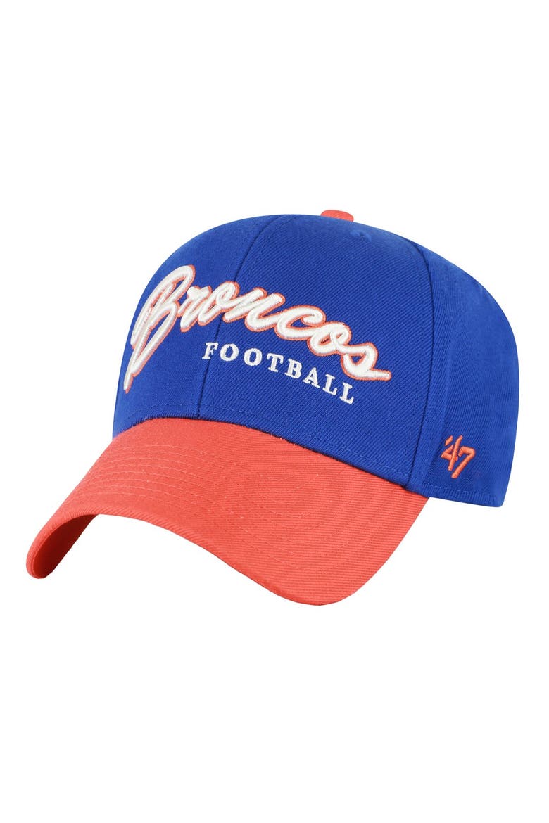 Men's '47  Royal Denver Broncos Throwback MVP Adjustable Hat, Alternate, color, Royal