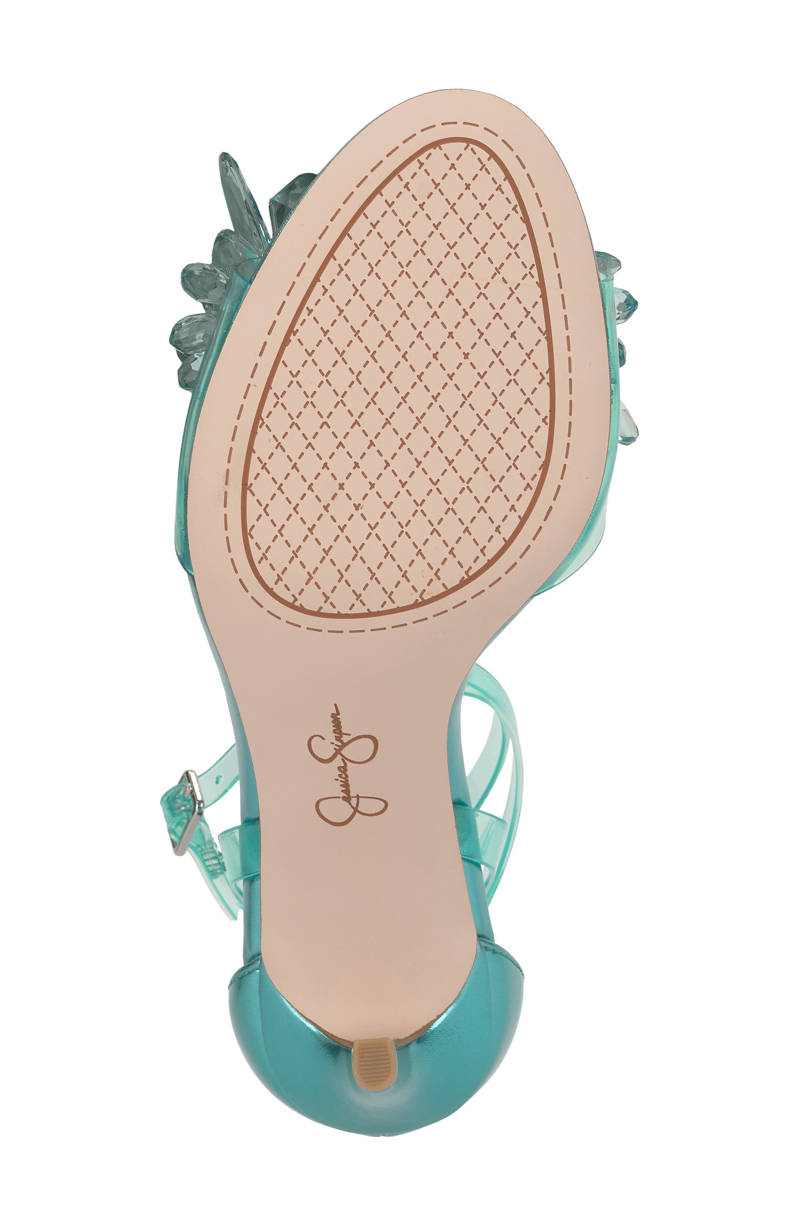 Jessica Simpson Janivah Ankle Strap Sandal, Alternate, color, Summer Seafo