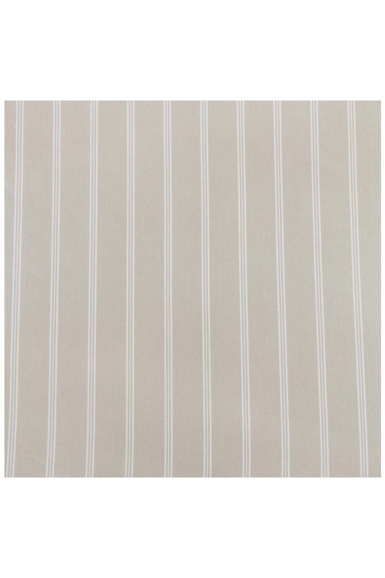 Effortless Stripe Cotton Percale Sheet Set, Alternate, color, LIGHT BEIGE