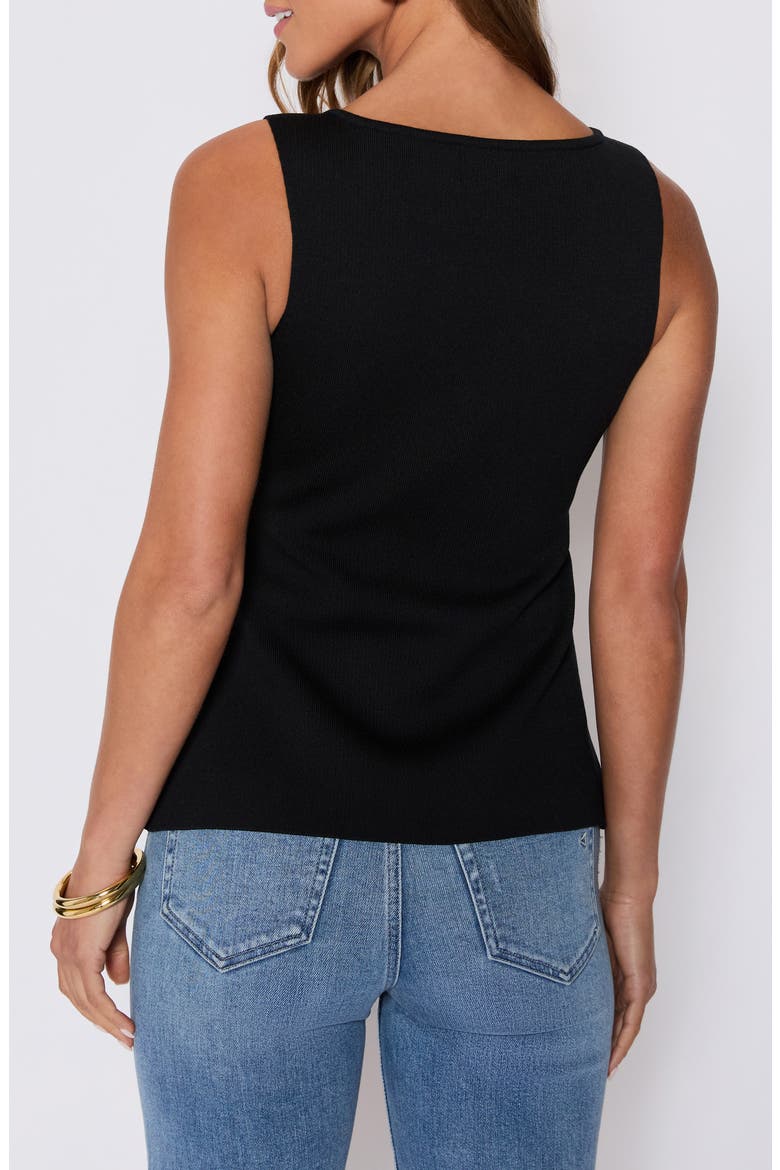 Paris Button-Up Sweater Vest (Nordstrom Exclusive), Alternate, color, BLACK