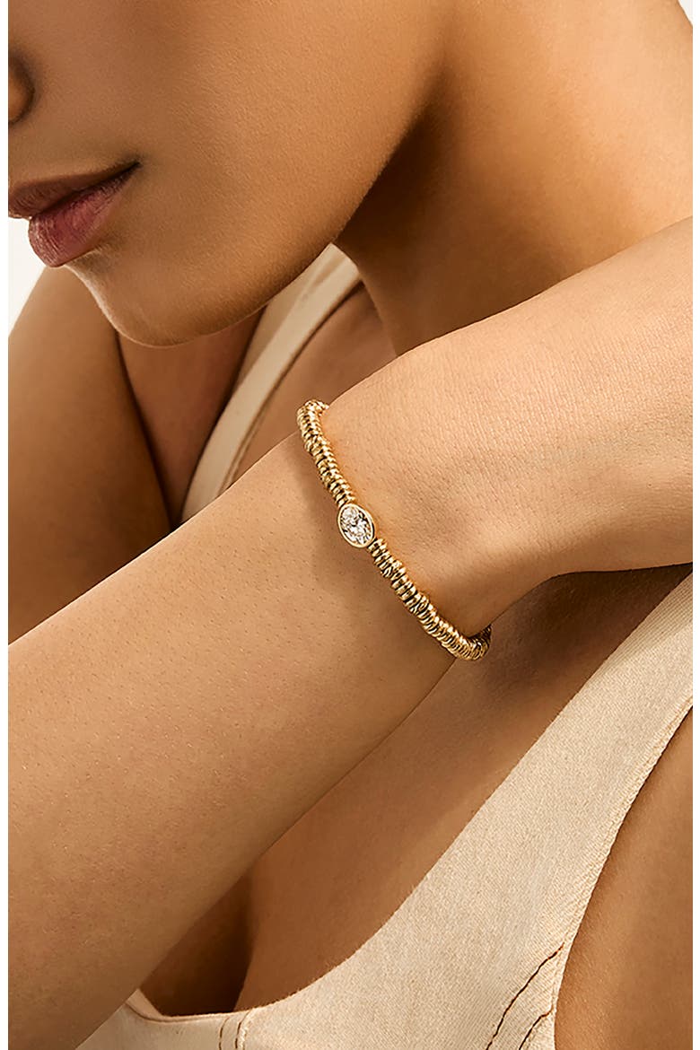 JH Lovestruck™ Heishi Bracelet, 14K Gold, Lab-Grown Diamond, 1.0TCW, Alternate, color, GOLD