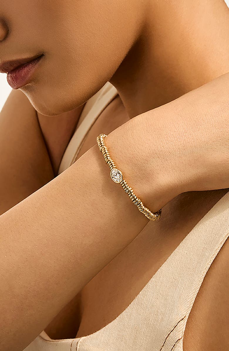 John Hardy JH Lovestruck<sup>™</sup> Heishi Bracelet, Gold, Lab-Grown Diamond, 1.0TCW, Alternate, color, Gold