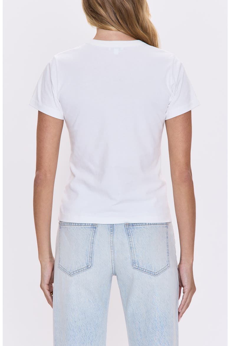 Alba Cotton T-Shirt, Alternate, color, LE BLANC