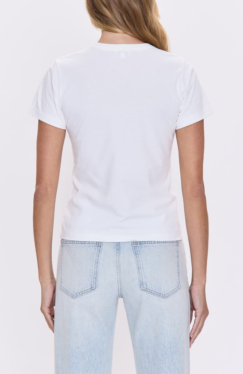 Pistola Alba Cotton T-Shirt, Alternate, color, Le Blanc