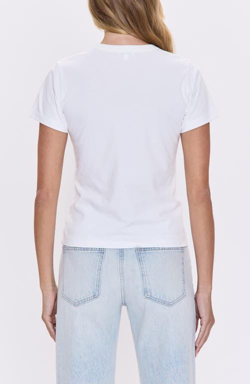 Pistola Alba Baby Tee In Le Blanc In White
