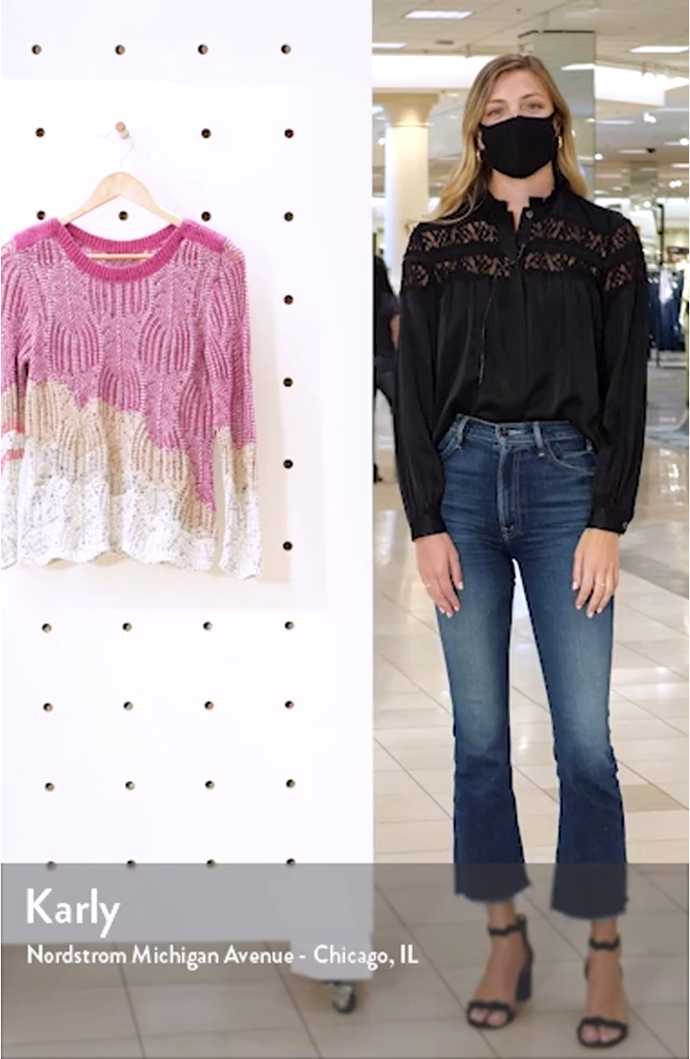 Peak Mixed Stitch Sweater, sales video thumbnail