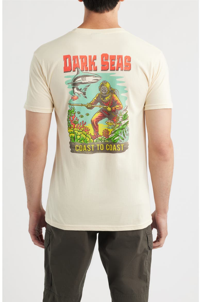 Water Graphic T-Shirt, Alternate, color, CREAM