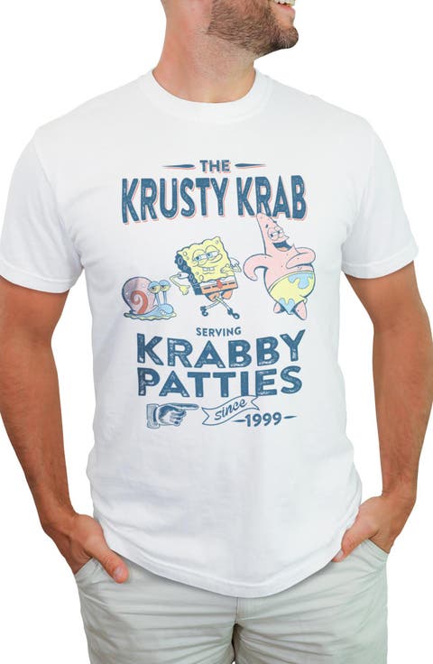 Men's SpongeBob SquarePants The Krusty Krab Since 1999  Graphic T-Shirt