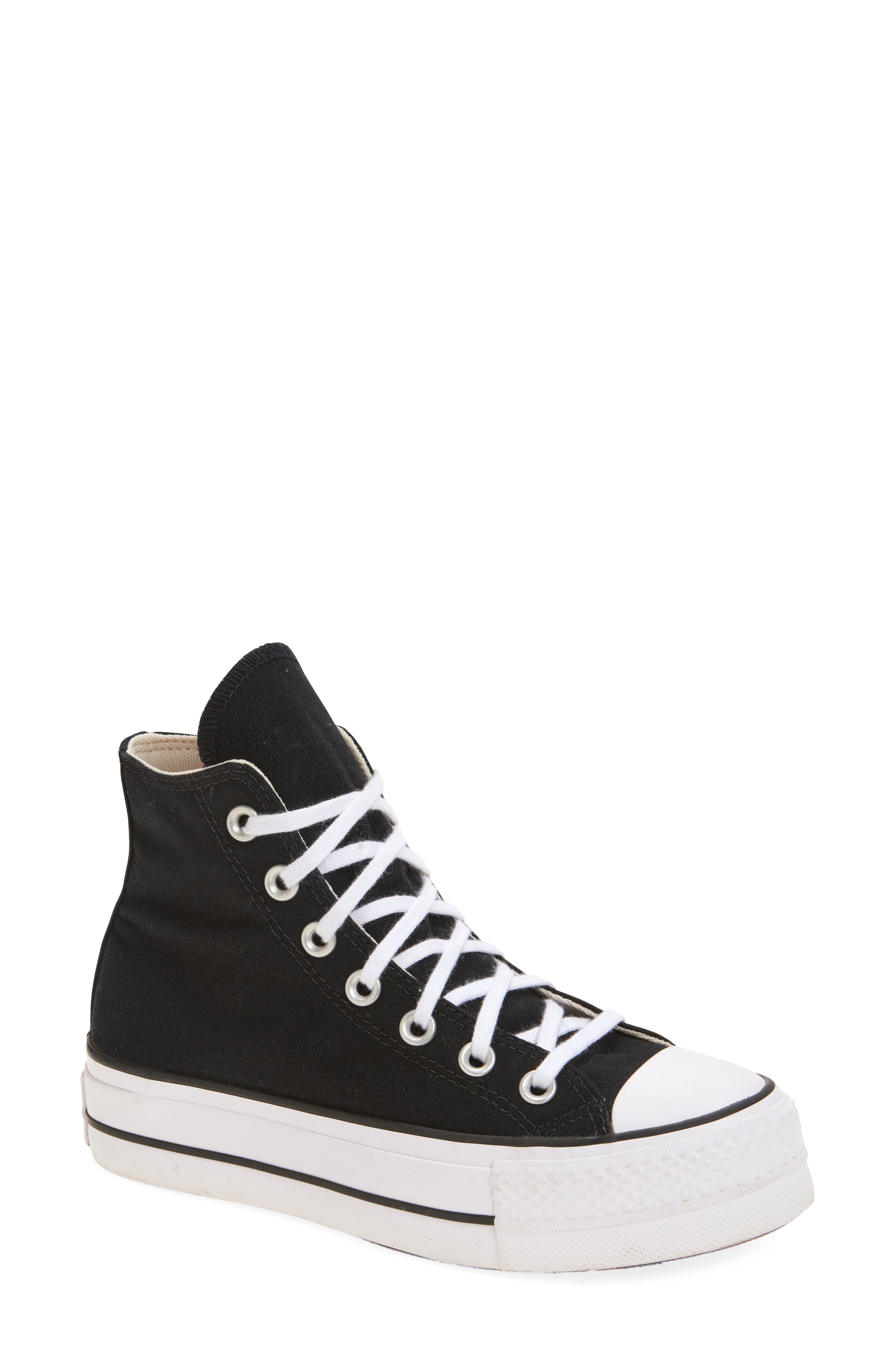 Converse Chuck Taylor<sup>®</sup> All Star<sup>®</sup> Lift High Top Platform Sneaker, Main, color, 