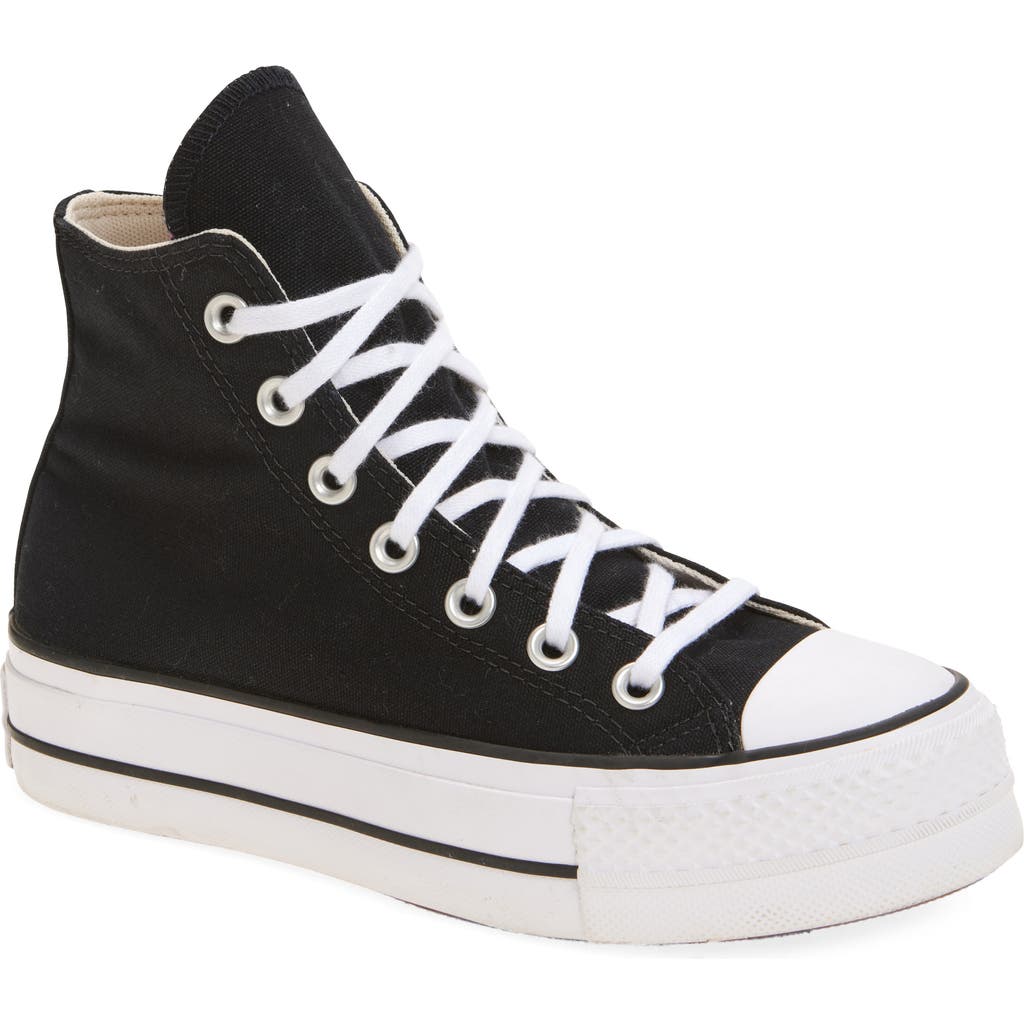 Converse Chuck Taylor® All Star® Lift High Top Platform Sneaker In Black
