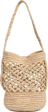 Sam Edelman Remi Raffia Bucket Bag