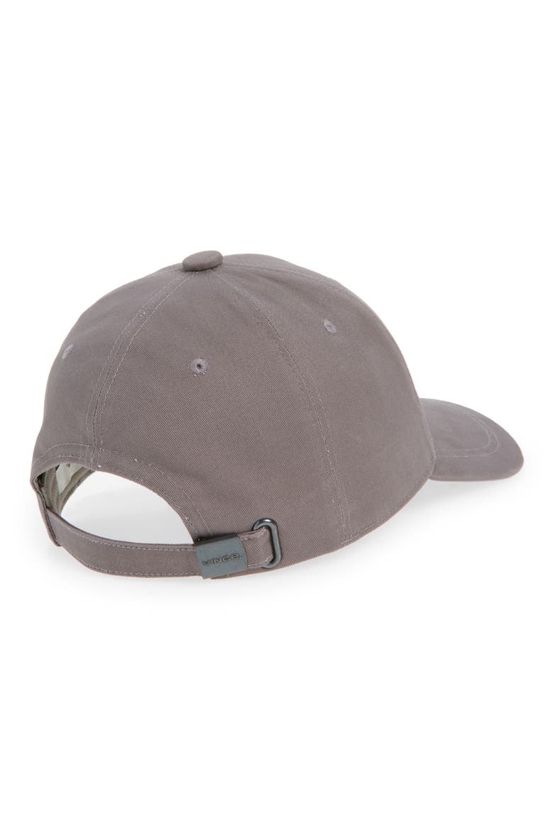 Solid Twill Adjustable Baseball Cap, Alternate, color, GREY