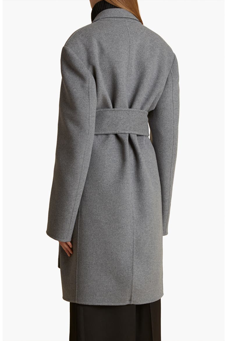 Annly Wool Wrap Coat, Alternate, color, GREY MELANGE