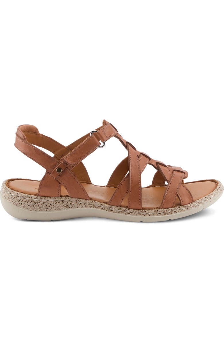 Spring Step Nyxelle Cage Sandal, Alternate, color, Camel