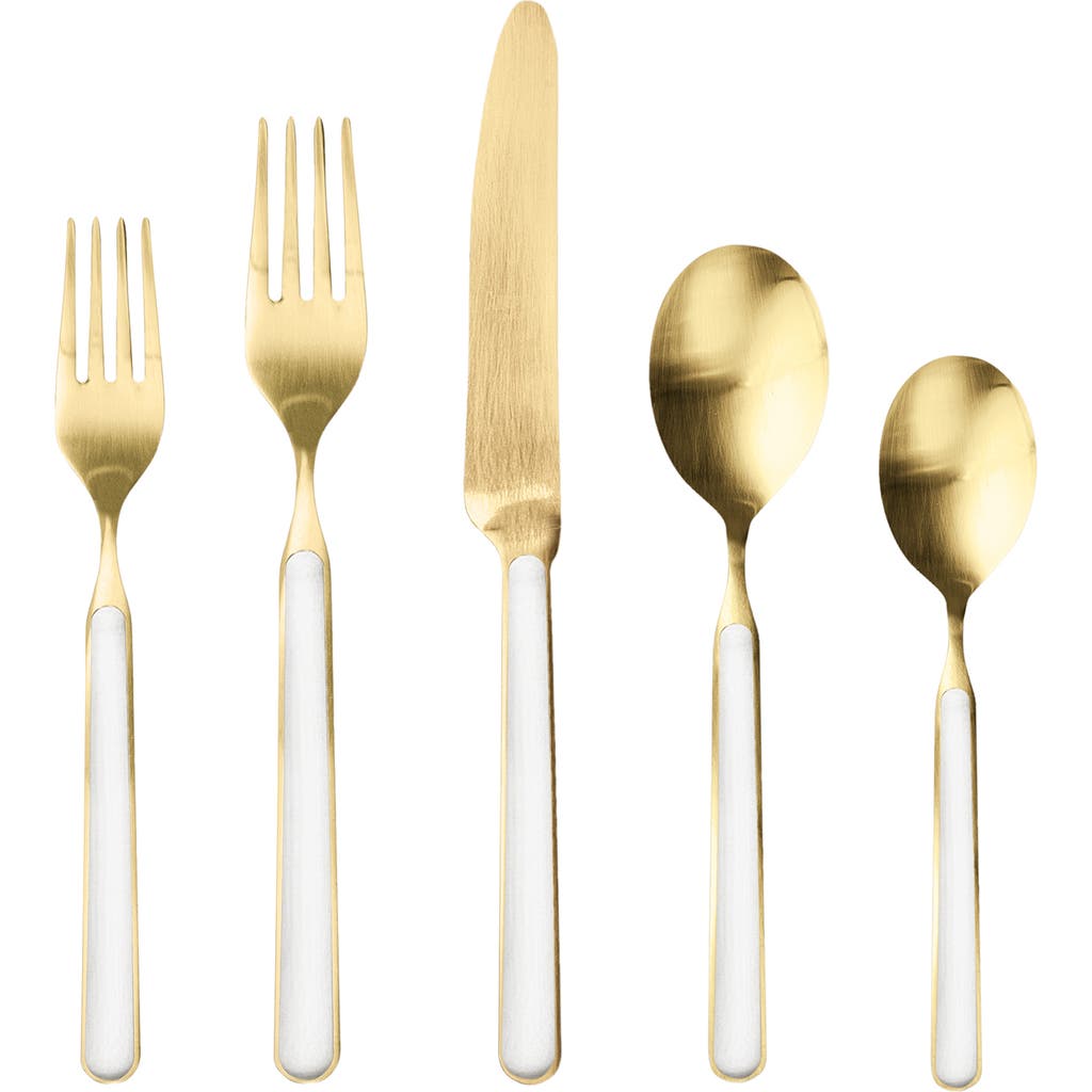 Mepra Fantasia Flatware Set In White