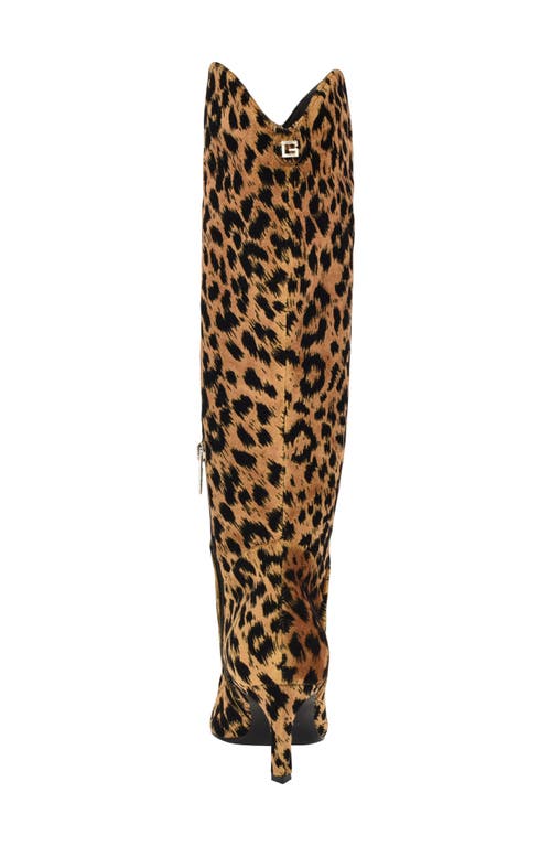 Guess Palisa Knee High Boot In Multi