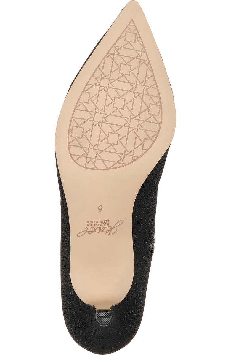 Jewel Badgley Mischka Pointed Toe Bootie, Alternate, color,