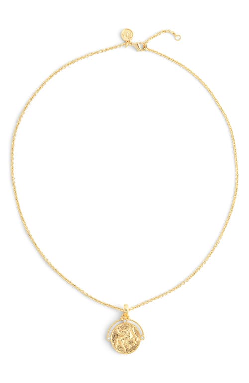 Anabel Aram Jewelry Pegasus Pendant Necklace In Gold