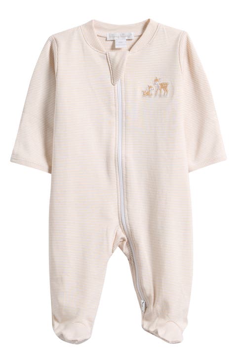 Print Pima Cotton Footie (Baby)