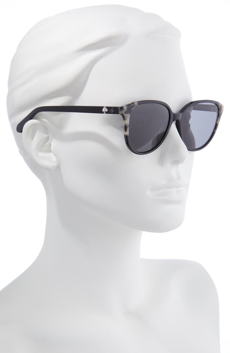 Kate Spade New York vienne 53mm polarized cat eye sunglasses, Alternate, color, 