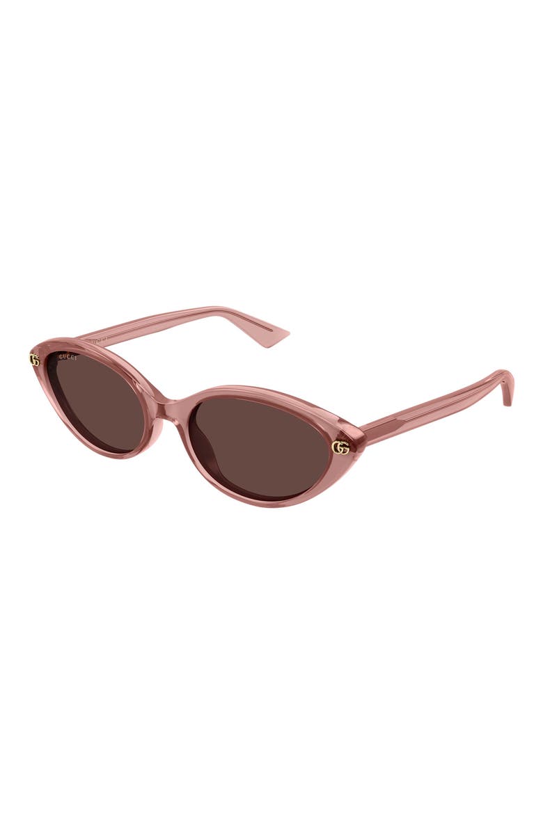 54mm Cat Eye Sunglasses, Alternate, color, PINK
