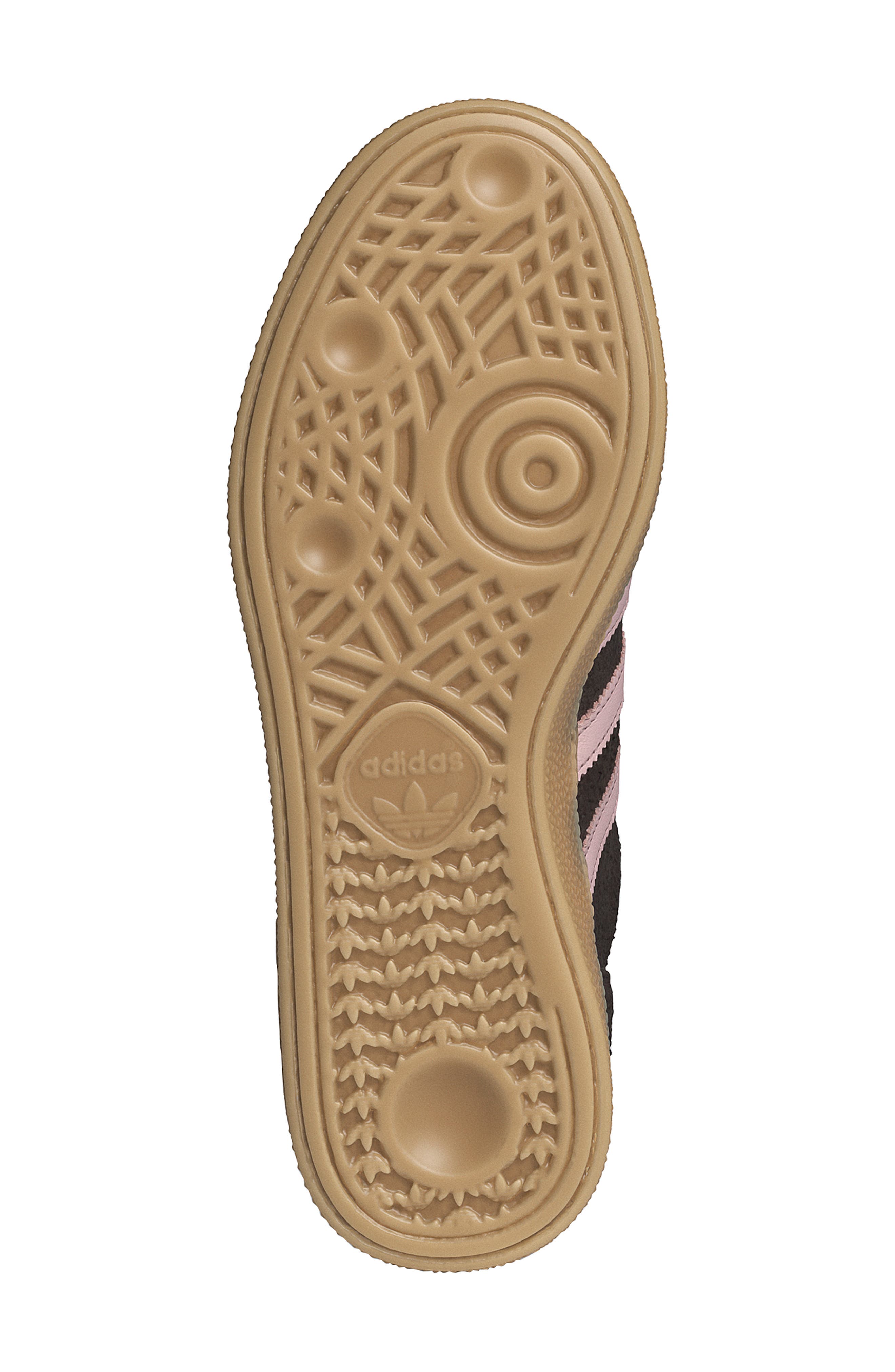 Handball Spezial Sneaker, Alternate, color, COFFEE/ SANDY PINK/ GUM 3