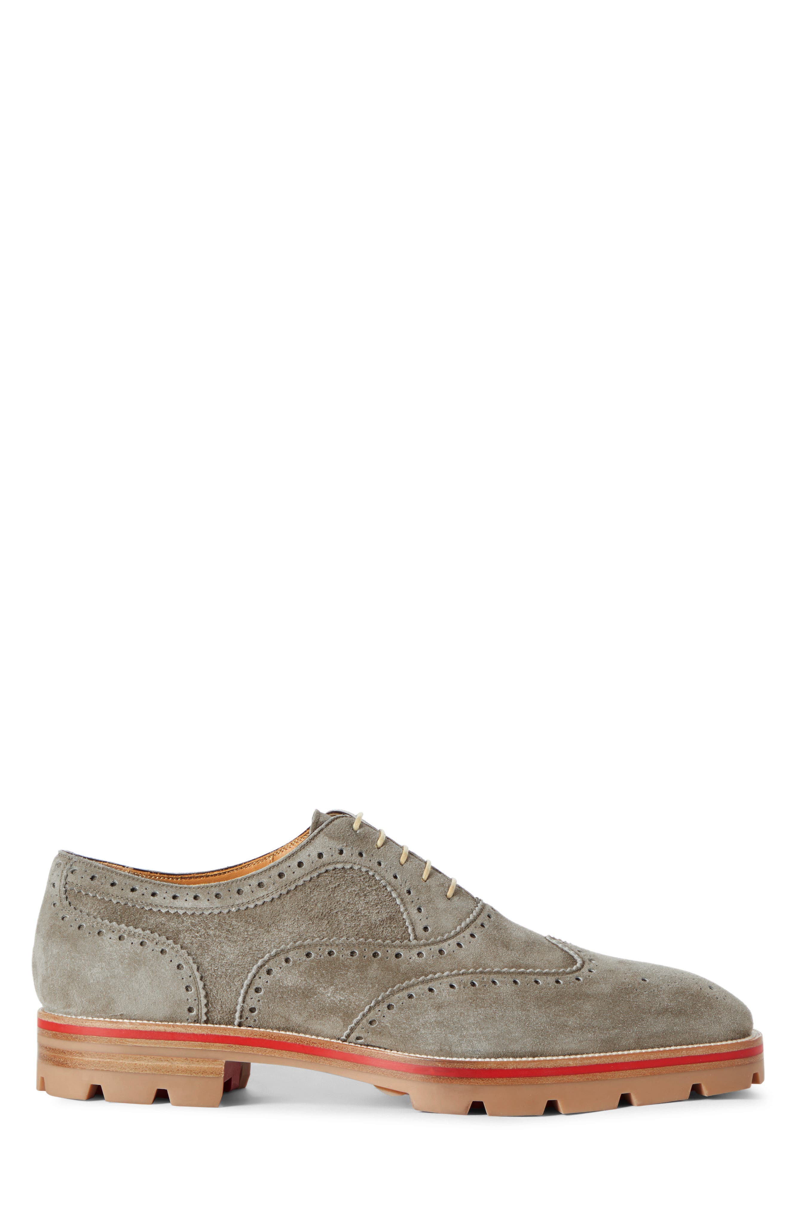 Christian Louboutin Charlie Brogue Wingtip Oxford, Alternate, color, 