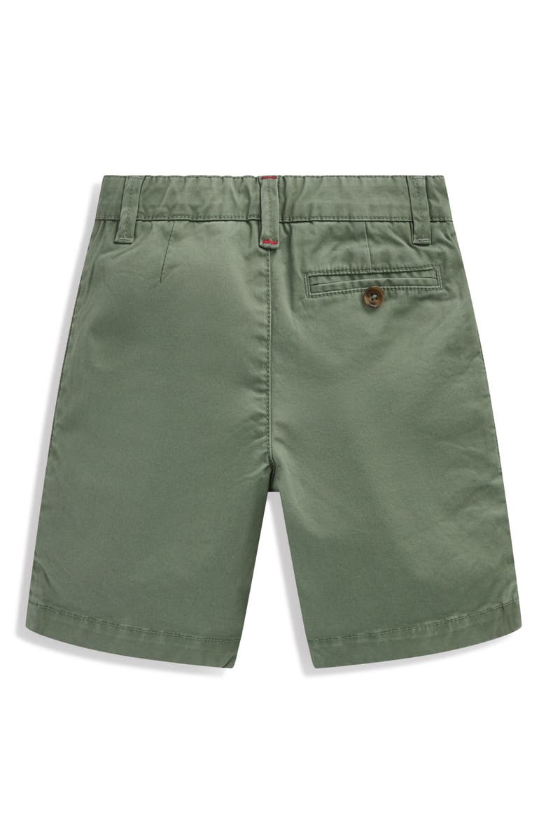 Mini Boden Kids' Classic Stretch Cotton Chino Shorts, Alternate, color, Laurel Wreath