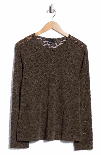 Don't Be Shy Long Sleeve Lace Top