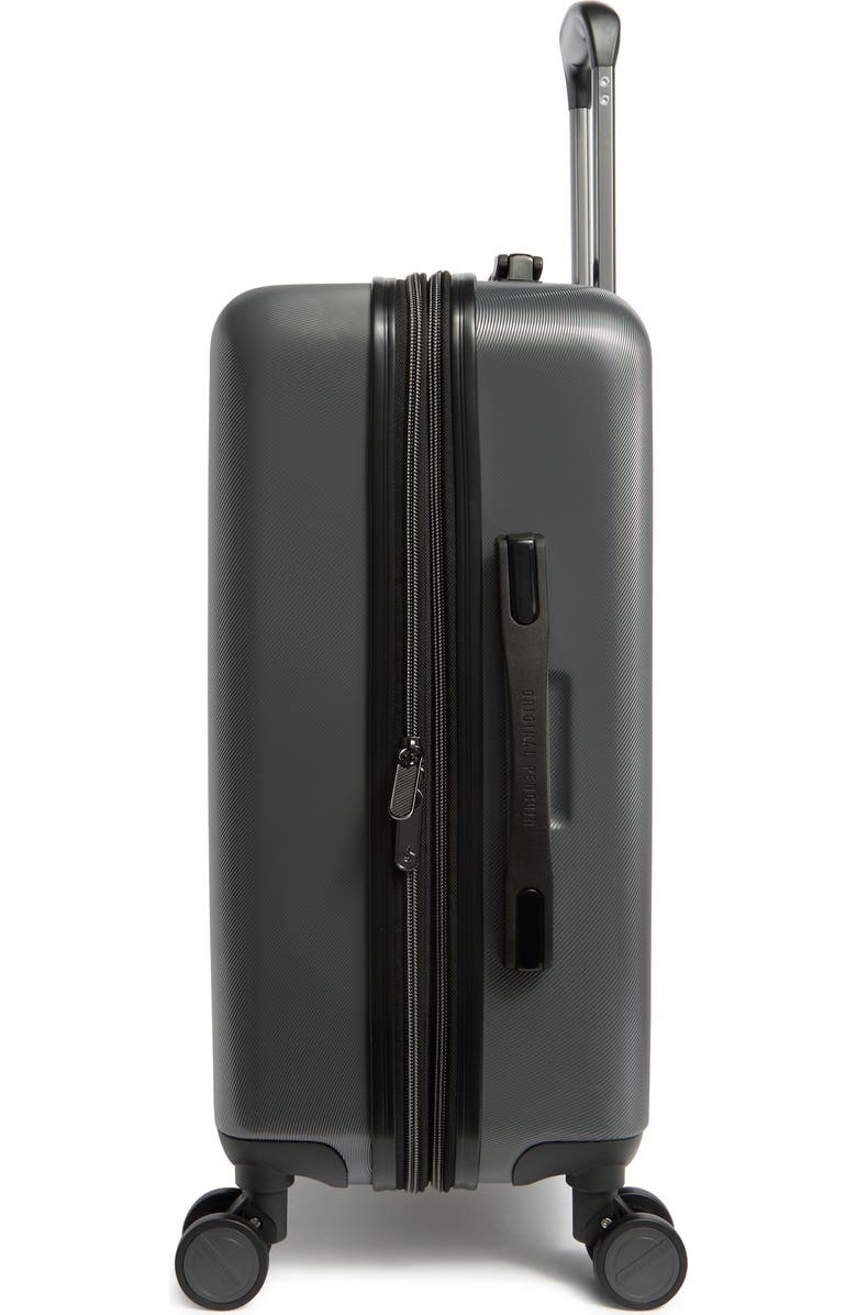 Original Penguin Finnes 21-Inch Hardside Carry-On Bag, Alternate, color, Charcoal