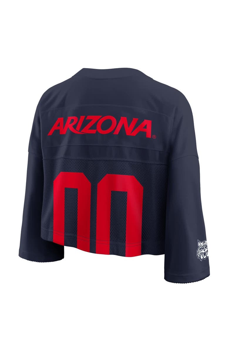 Nike Women's Nike Navy Arizona Wildcats Cropped Mesh Fashion Jersey, Alternate, color, Navy