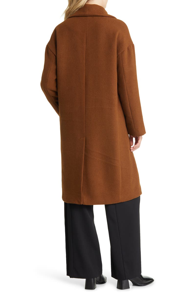 Halogen<sup>®</sup> Long Double Breasted Coat, Alternate, color,