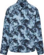 John Varvatos Rodney Hidden Placket Button-Up Shirt