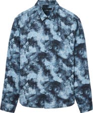 John Varvatos Rodney Hidden Placket Button-Up Shirt