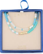 Leith Two-Row Beaded Necklace