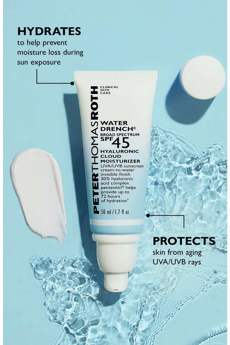 Water Drench® Hyaluronic Cloud Moisturizer SPF 45, Alternate, color, NO COLOR