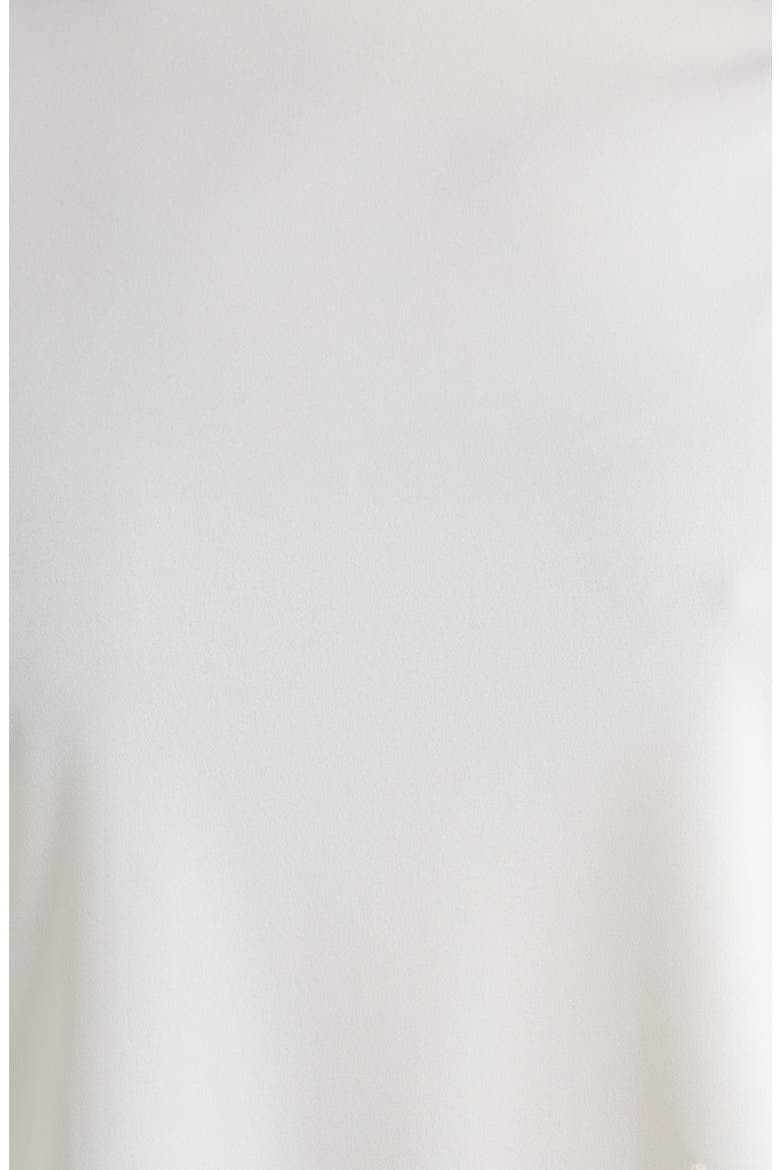 Lace Trim Asymmetrical Knit Top, Alternate, color, WHITE DOVE