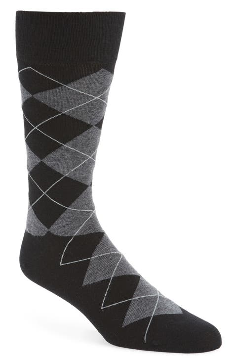 Argyle Crew Socks