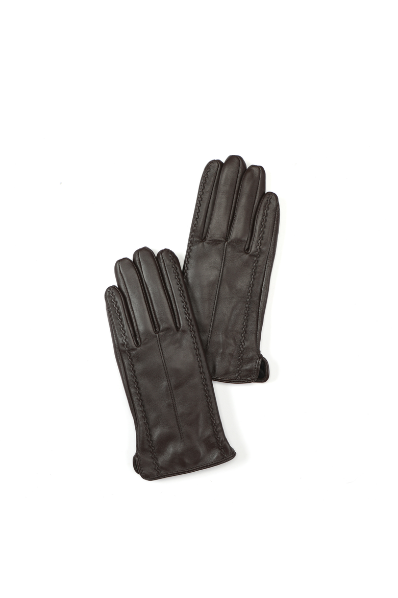 Elise Leather Gloves, Alternate, color, Brown