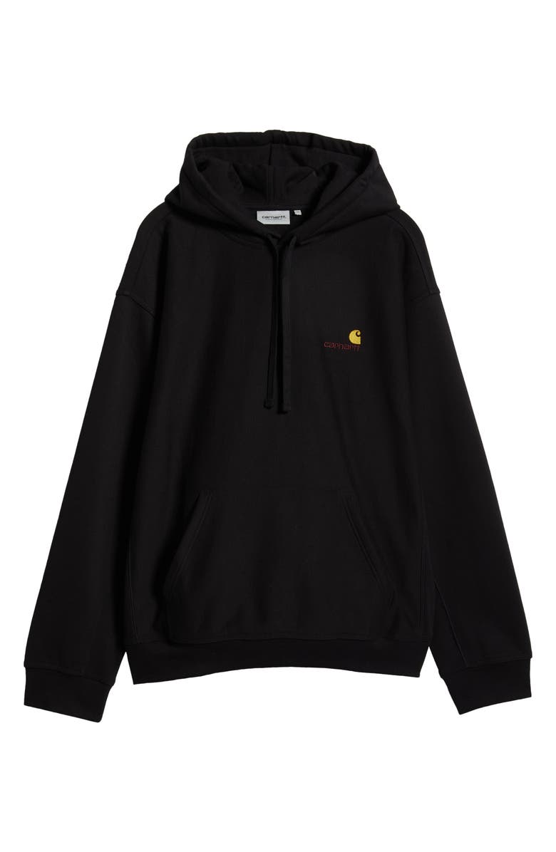 Carhartt Work In Progress Logo Hoodie, Alternate, color, Black