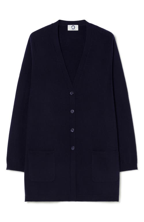 Marina Rinaldi Olona Cashmere Cardigan In Blue