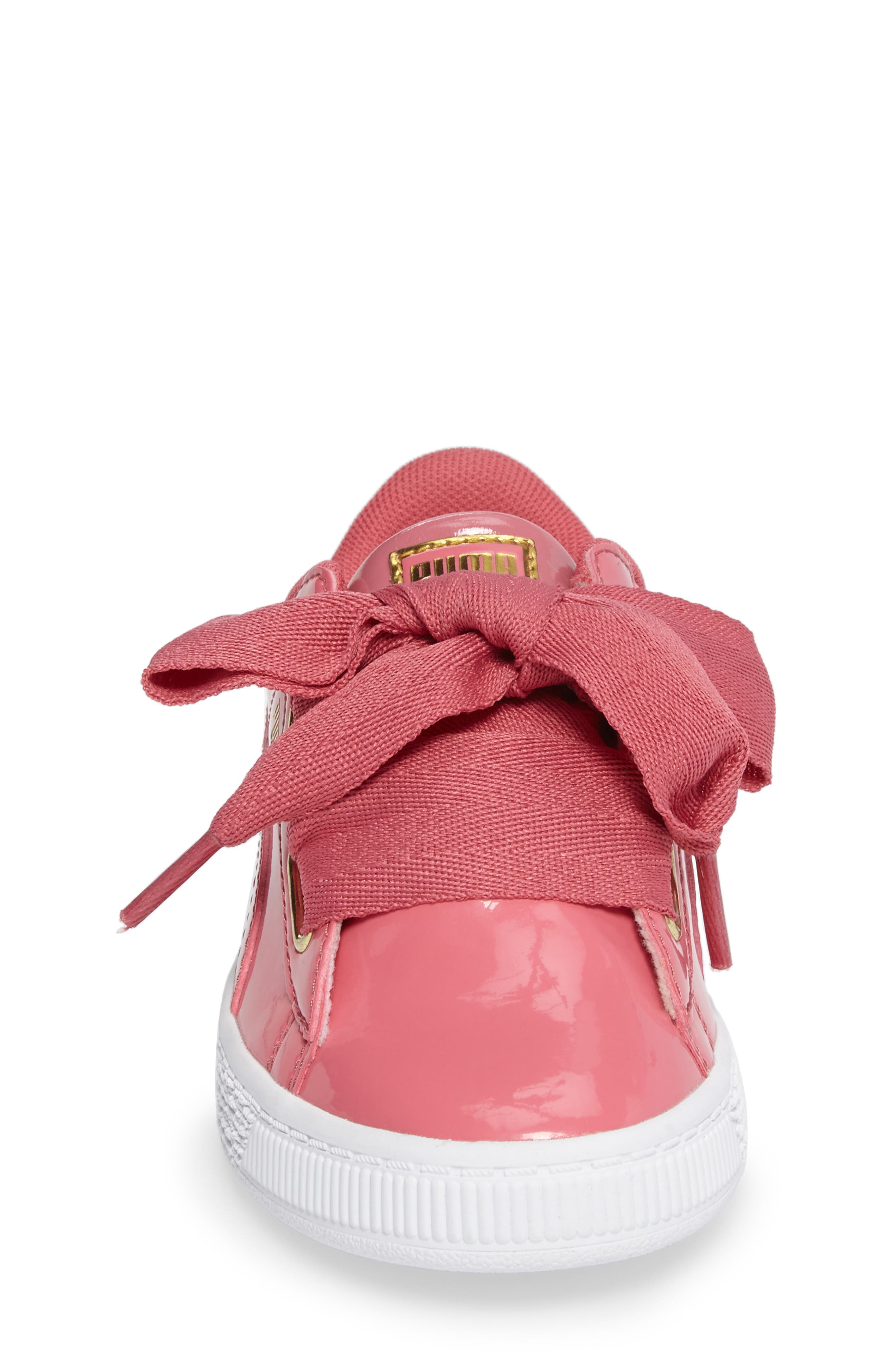 Basket Heart Sneaker, Alternate, color, RAPTURE ROSE/ PUMA TEAM GOLD