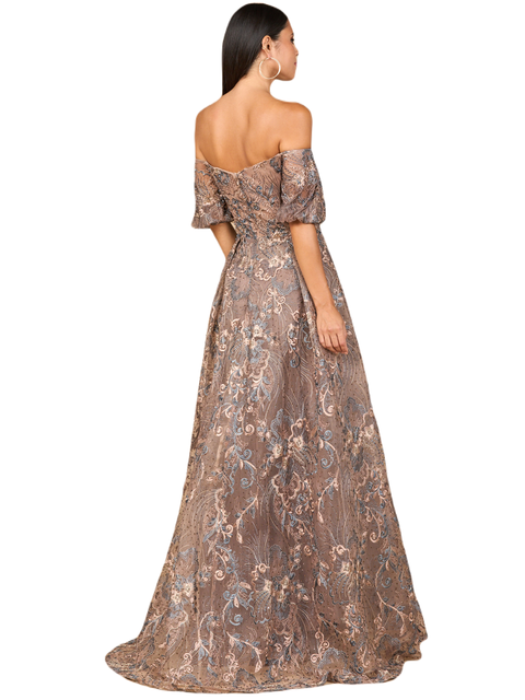 Off Shoulder Lace Ballgown