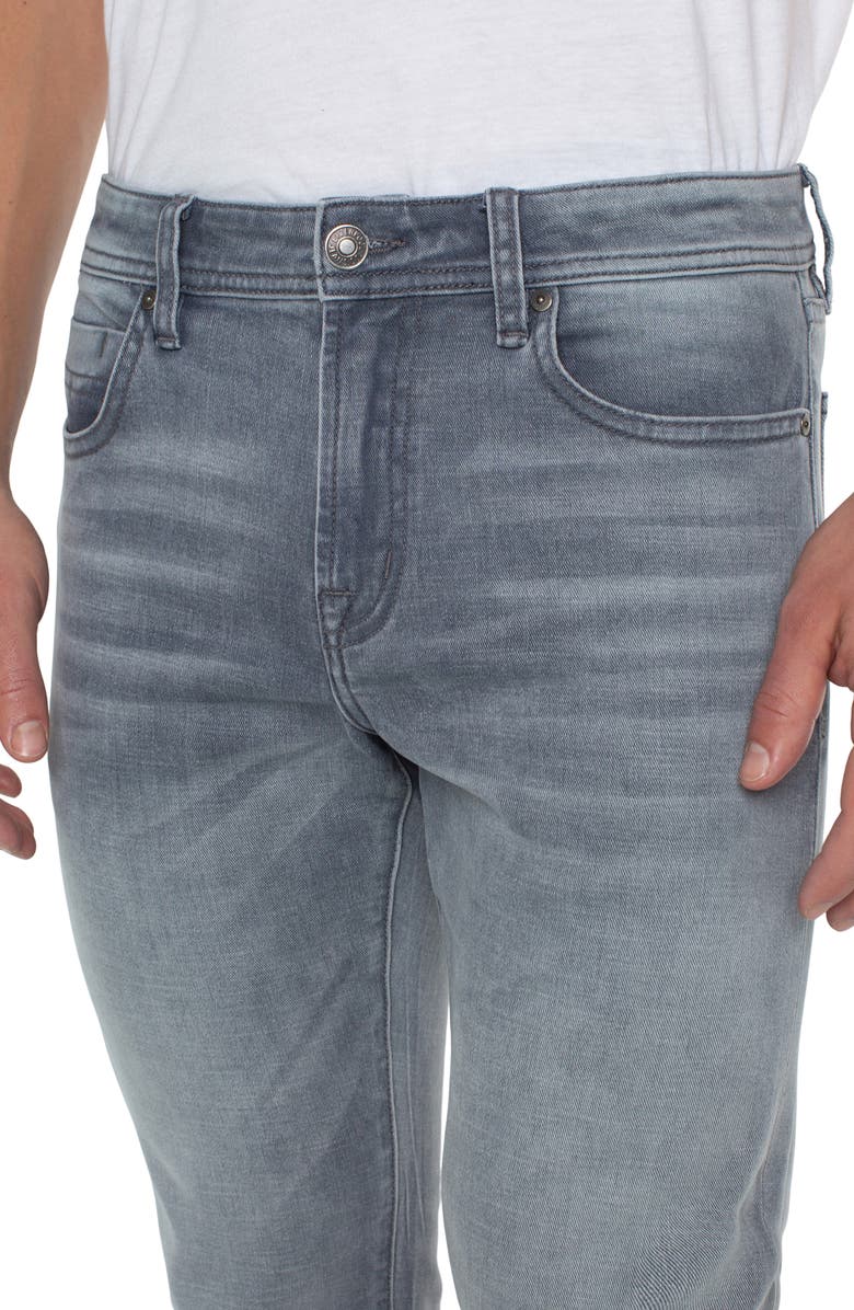 Liverpool Kingston Modern Slim Straight Leg Jeans, Alternate, color, Silverlake