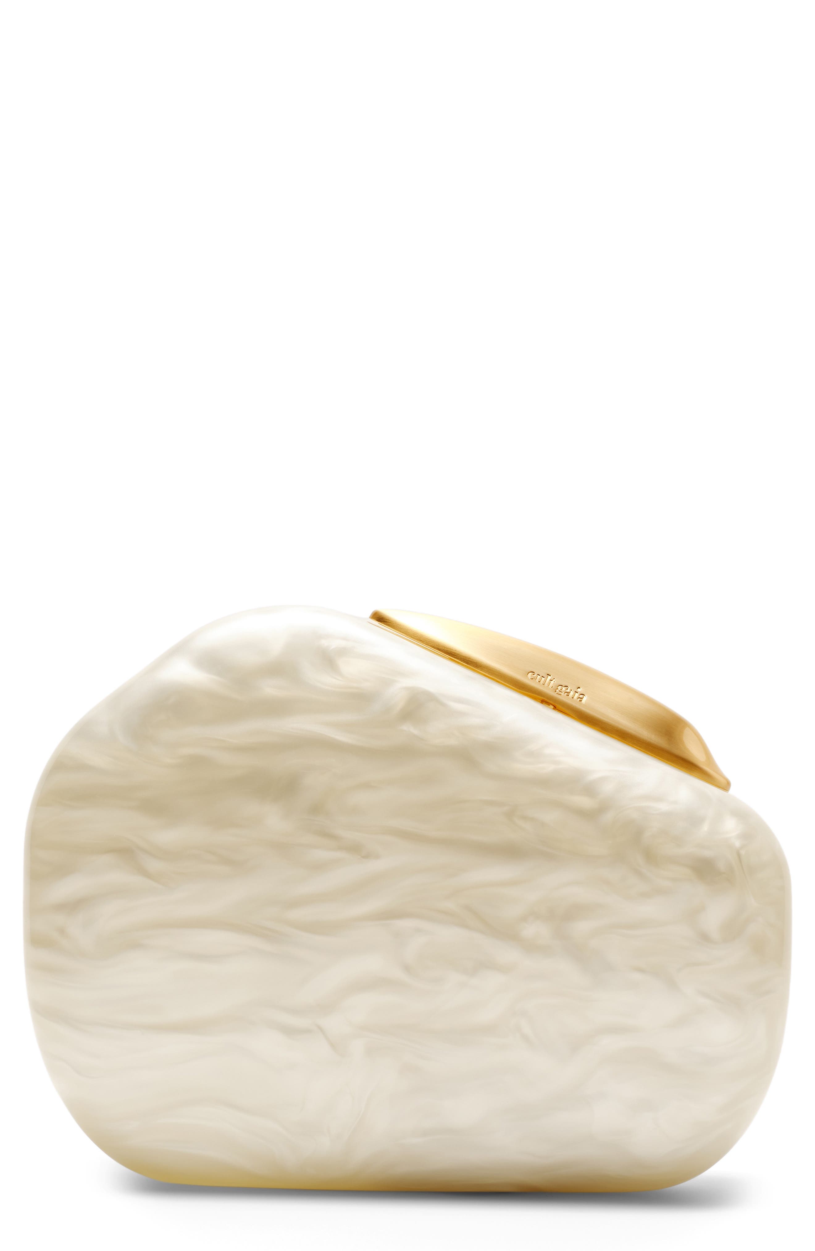 Althea Clutch, Main, color, IVORY